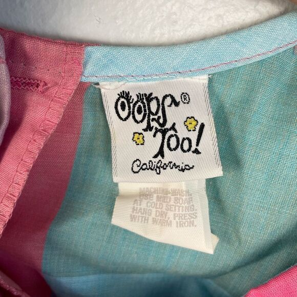 Vintage Oops Too California Pastel Top and Matching Skirt Size M EUC - Picture 5 of 10